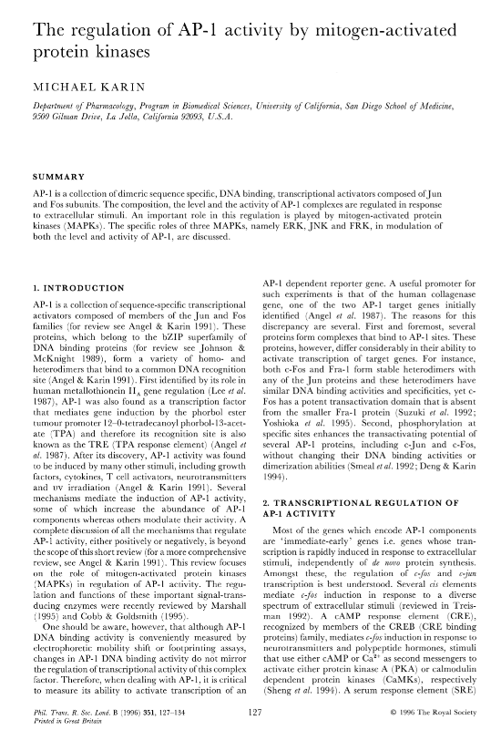 A Philosophical Transformations article from 1996